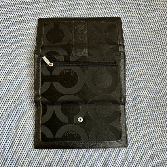 Coach long black wallet - Picture 6 of 8